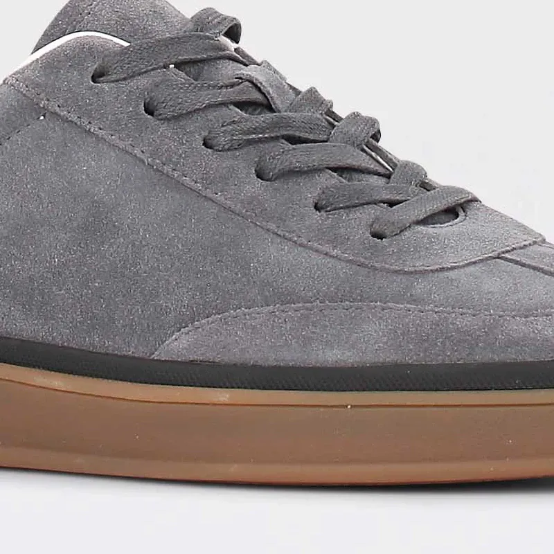 Montreal - blågrå sneakers til herre i semsket skinn